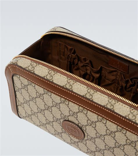 gucci canvas toiletry bag|genuine gucci tote.